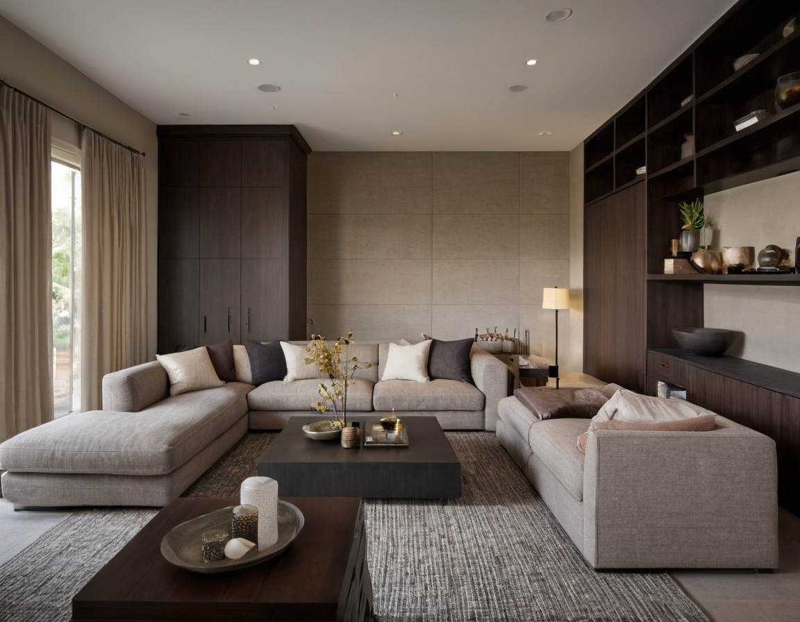 What should a buyer ask the retailer in writing before placing a sofa deposit shown in a luxury residential interior