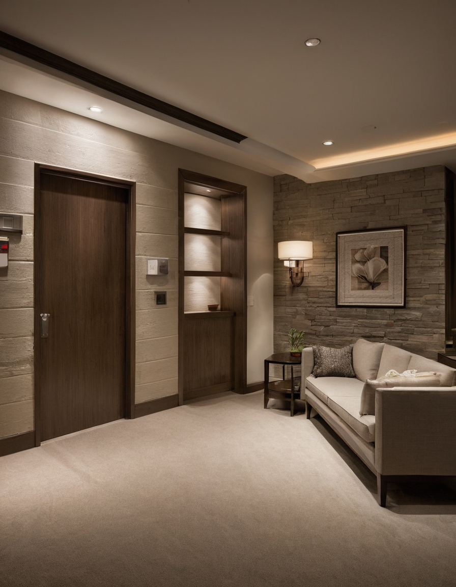 Doorways, corridors, and corners require a three-dimensional clearance check planning reference